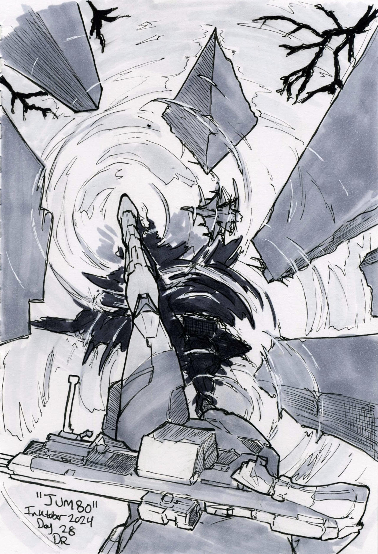 Jumbo - Inktober 2024, Day Twenty-Eight