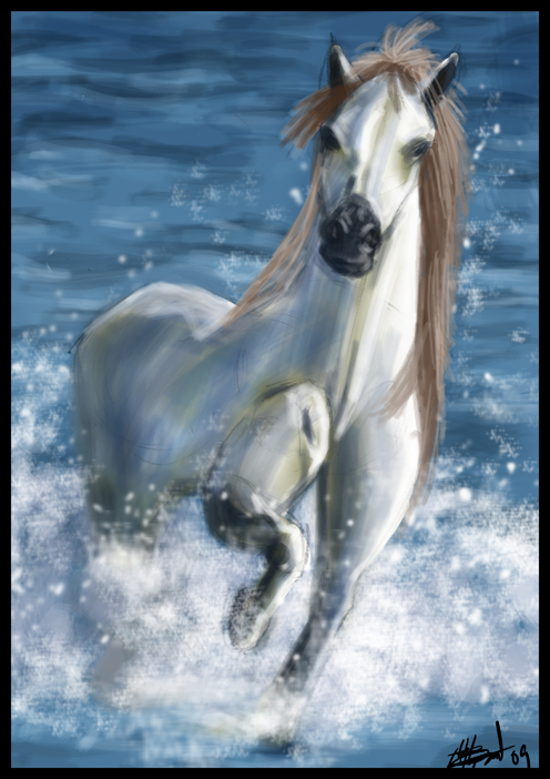 Horsie Study Painting