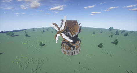 Minecraft: Epic Medieval Windmill
