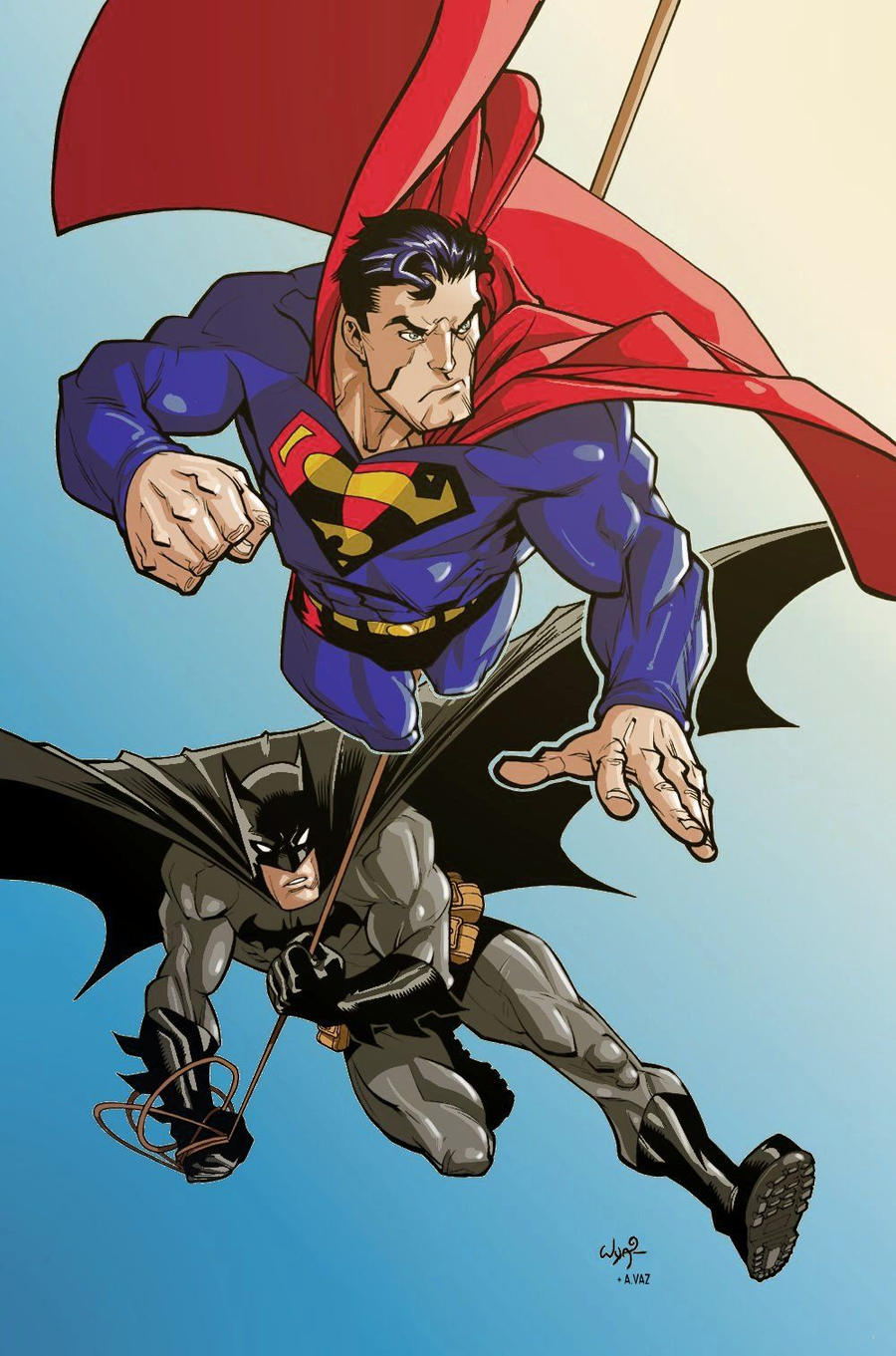 Superman and Batman by Ryan Ottley - Colors by Andre-VAZ on DeviantArt