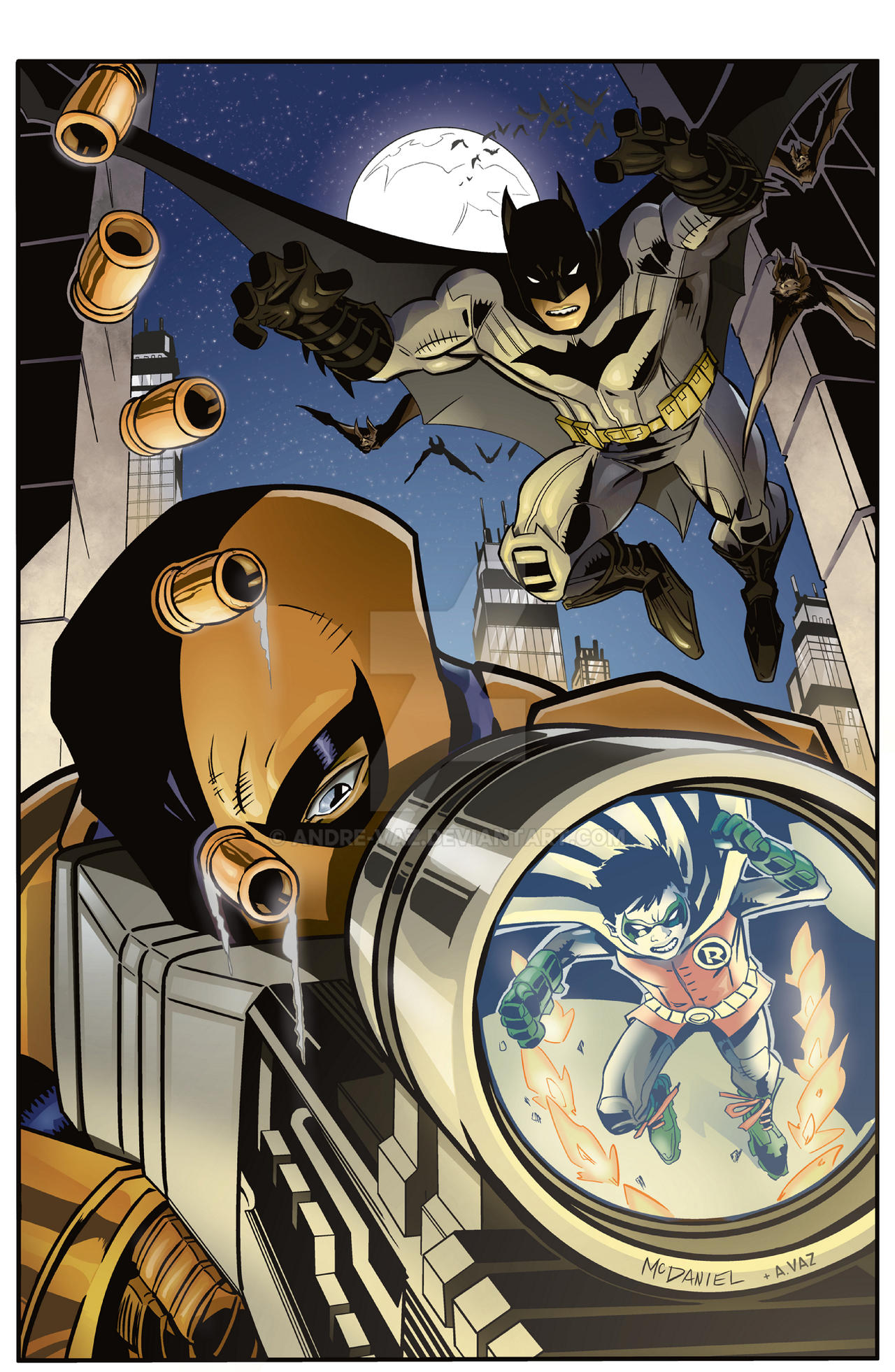 Batman Commission by Scott McDaniel - Inks Colors