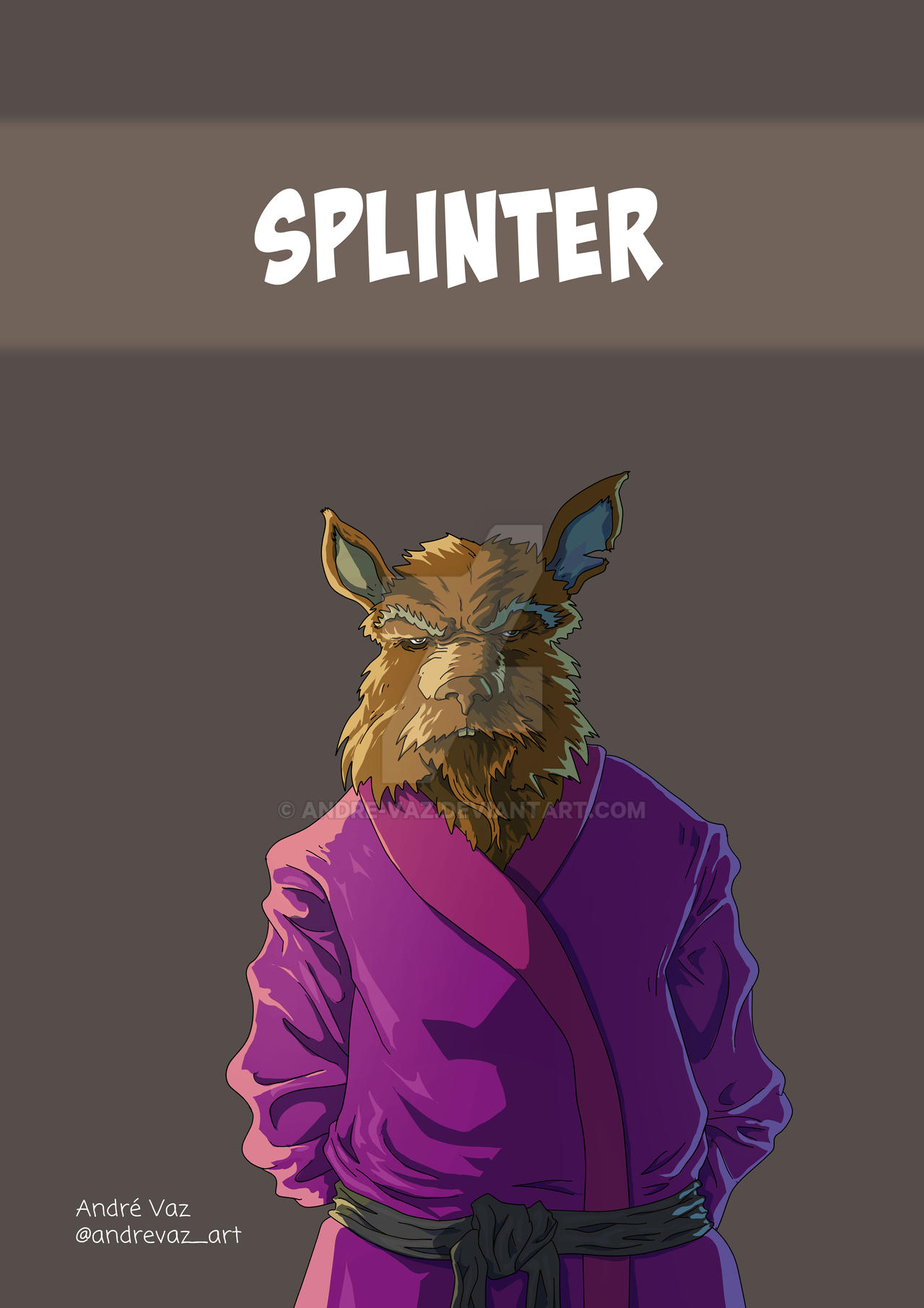 Splinter from TMNT by Andre-VAZ on DeviantArt