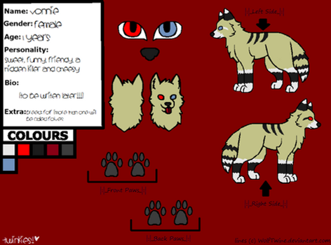 Vonnies Ref Sheet