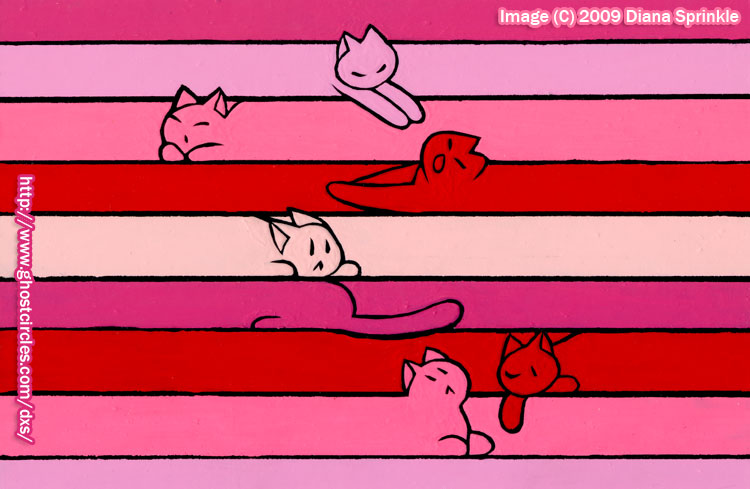 Cat Stripes Pink 01