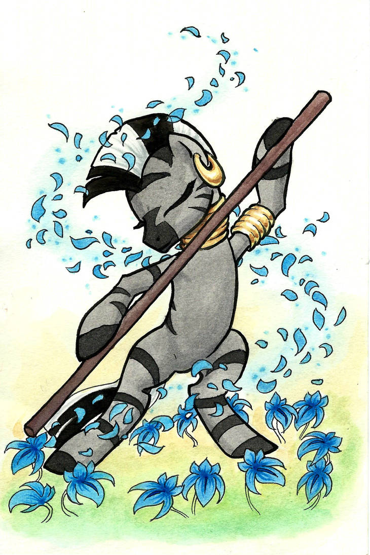 Zecora, Martial Arts Master by dracontiar