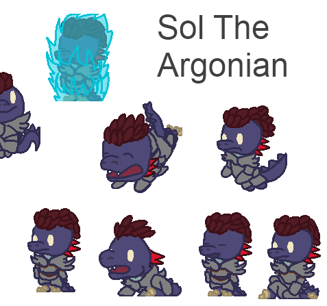 Sol The Argonian shime
