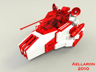 Lego 3D Space age hovercraft