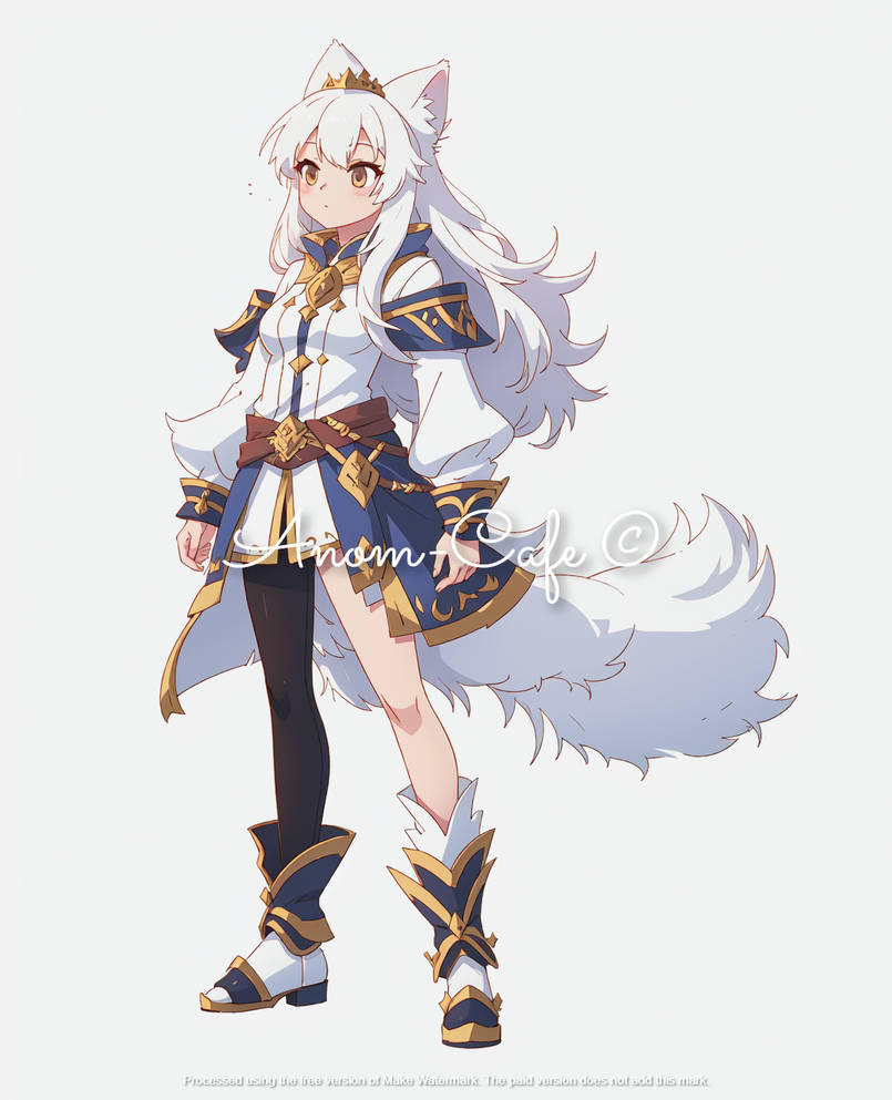 [CLOSED] ADOPT #19 Character - White Wolf Princess