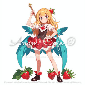 [OPEN] ADOPT #125: Character - Strawberry Harpy