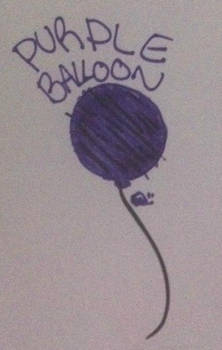 purple balloon