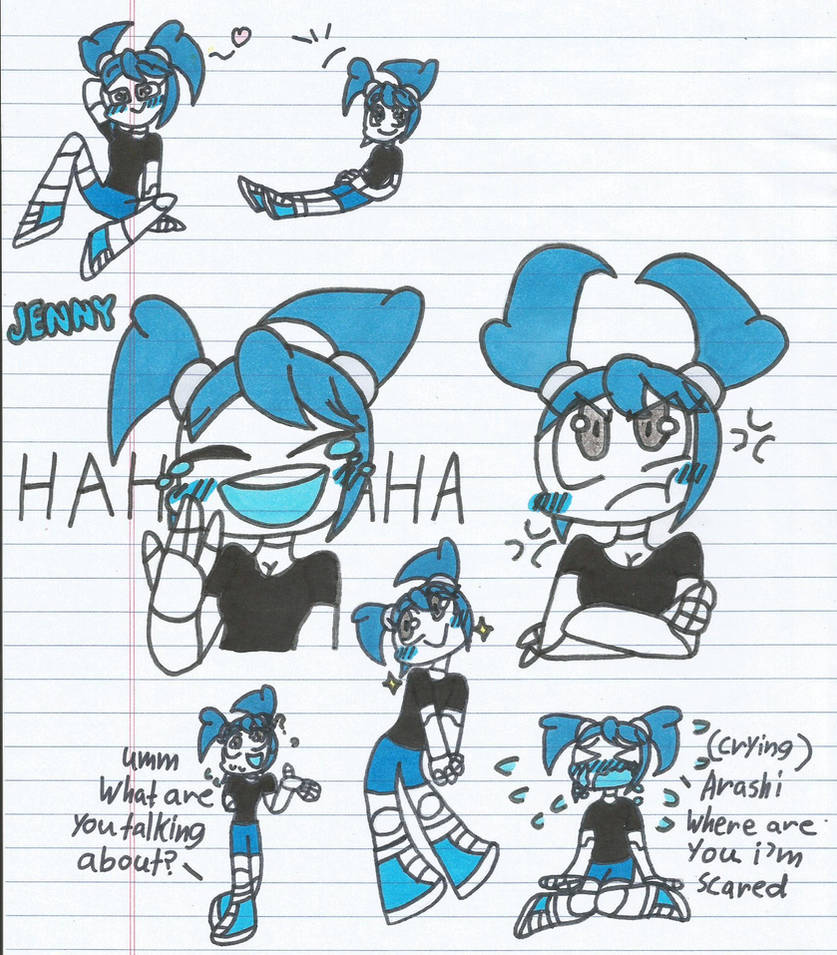 Random Jenny Drawings 9 by shawnventura on DeviantArt