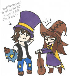 Meander And Hat Kid Swap Hats