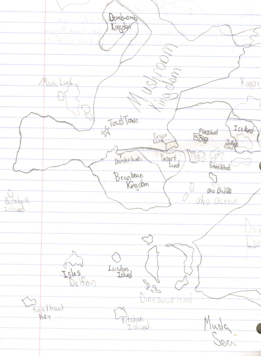 Mario Map Deviantart Map of the Mario World by Egg-Zilla on DeviantArt