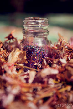 Bottle of springtime magic