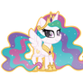 TrotCon2020: Princess Celestia Sticker