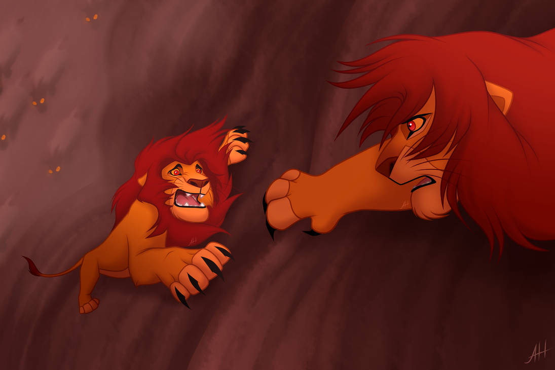 Simba Angry Deviantart Simba's Nightmare by AlfredHawk on DeviantArt