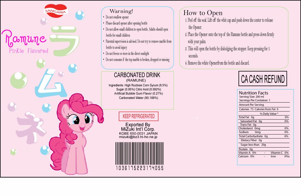 Pinkie Pie Ramune