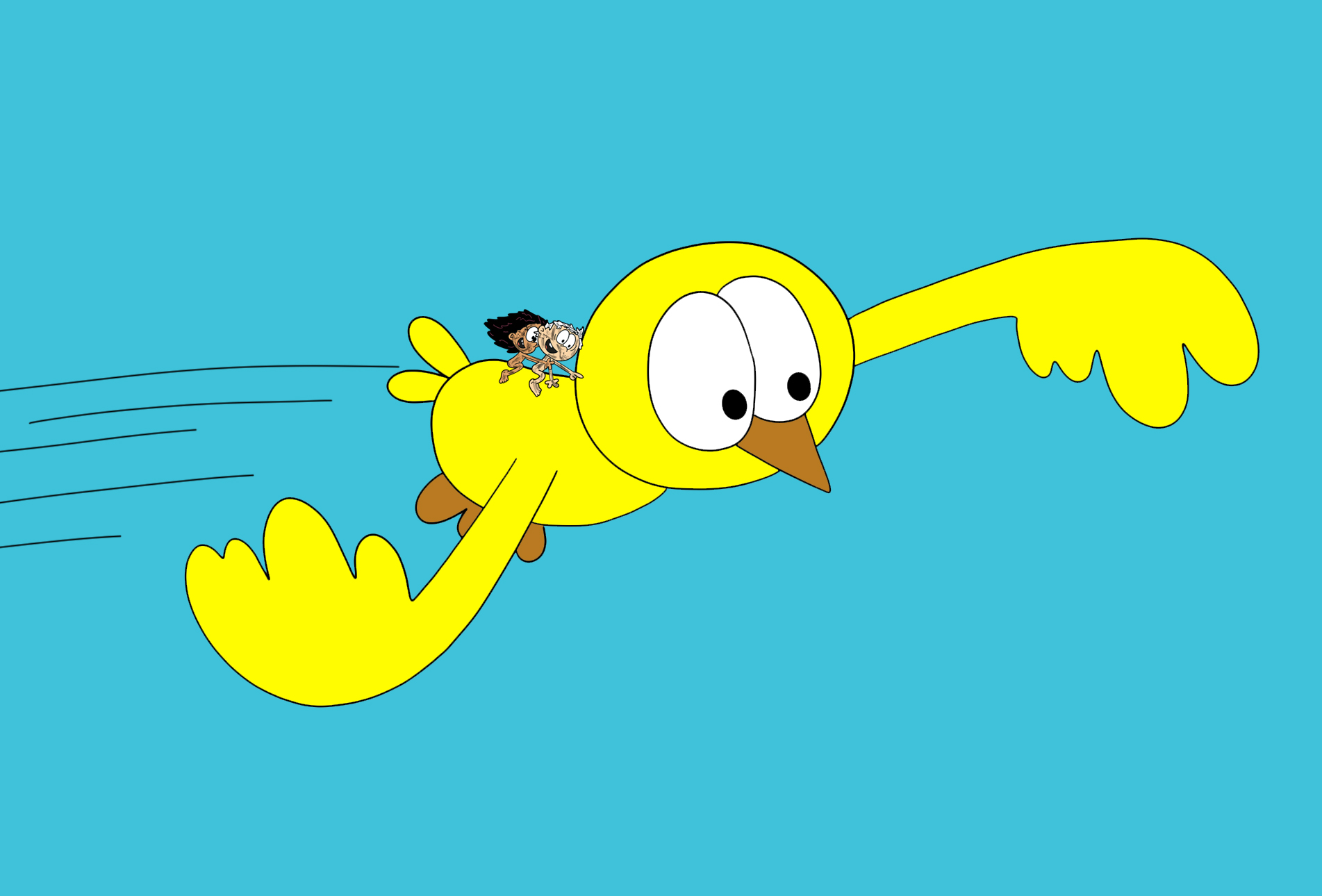 Bird Riding Human Riding Bird by AxelGripp on DeviantArt