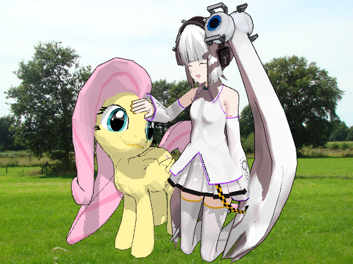 GLaDOS and Fluttershy