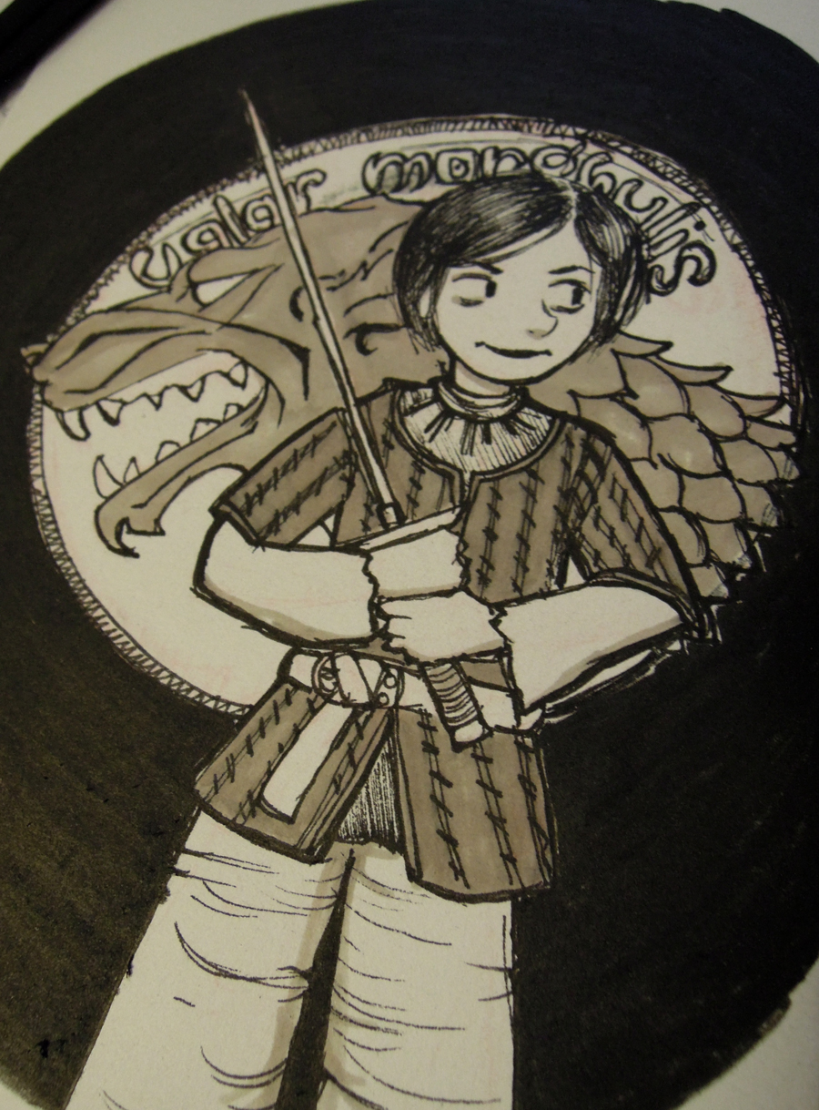 Inktober Day 14: Arya Stark