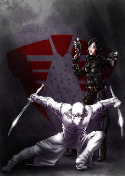 Baronstrap Shadow Baroness and Storm Shadow by ArtistAbe on DeviantArt