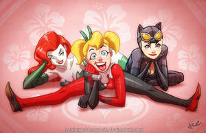 Harley, Ivy And Catwoman