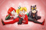Harley, Ivy And Catwoman