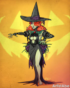 Halloween Poison Ivy Witch