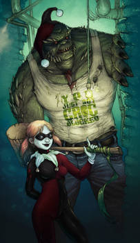 Harley Quinn and Killer Croc