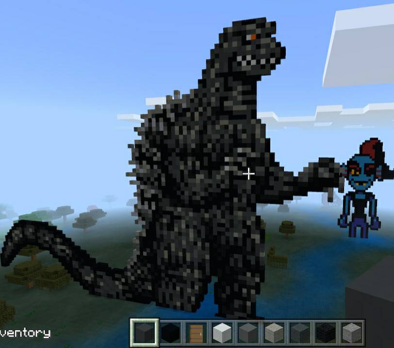 Godzilla In Minecraft