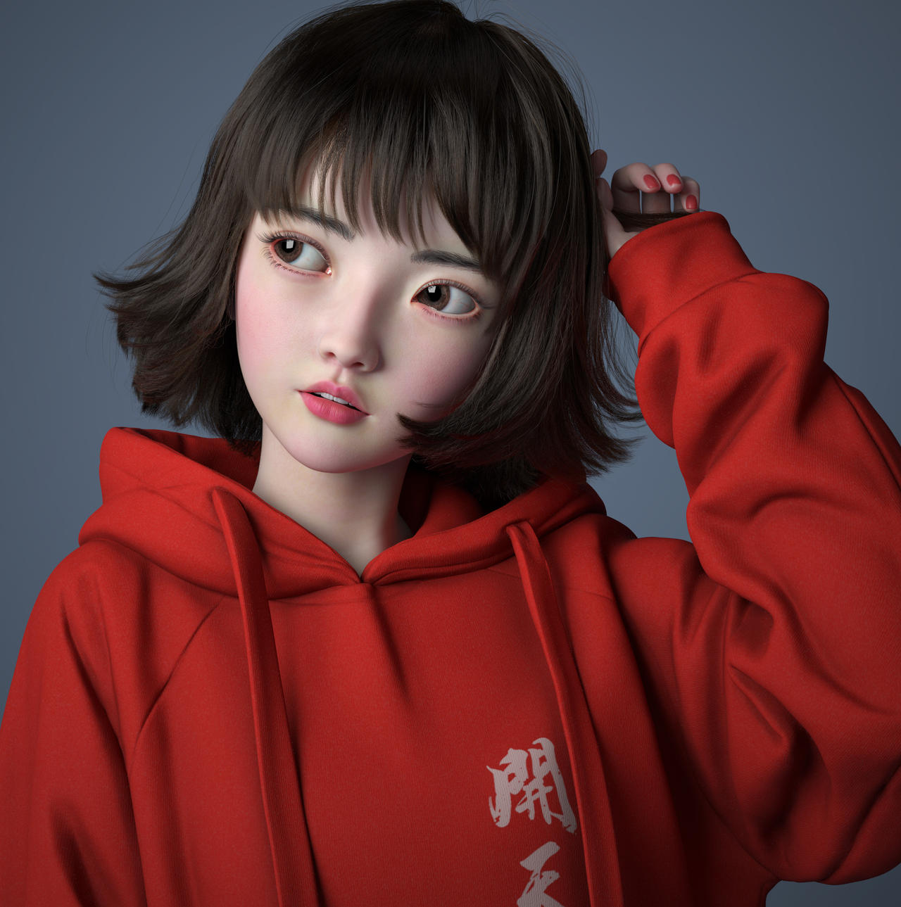 Kaitian Girl cartoon 3D model by nazimsh7 on DeviantArt