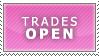 Trades Open Stamp by squeekaboo