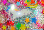 Starlite Glitter Bomb Paper Weight by squeekaboo