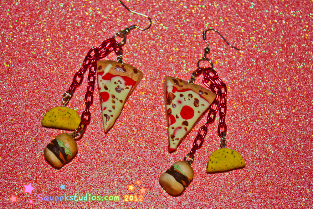 Junk Food Sculpey Miniatures Earrings