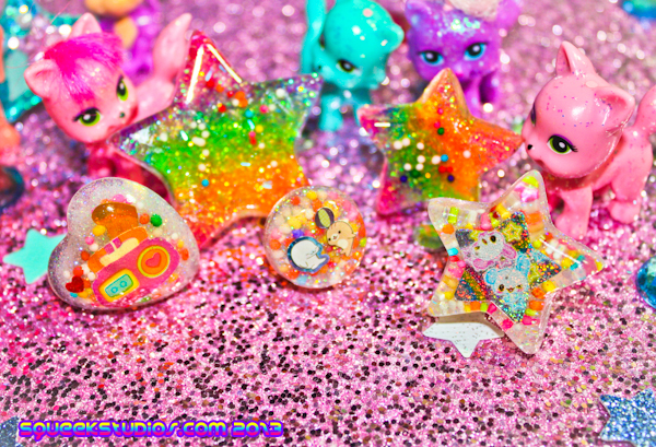 Rainbow Glitter Candy