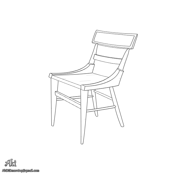 Solid Object Chair Drawing free object - chair lineart by AkiOrinoco on DeviantArt