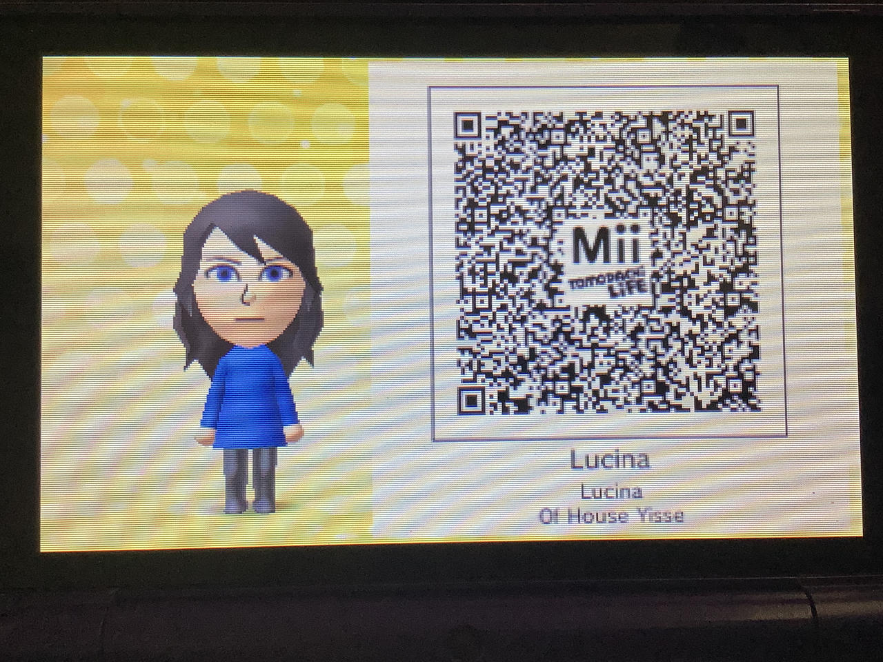 Lucina Qr Code Mii by tommieyoshicity on DeviantArt