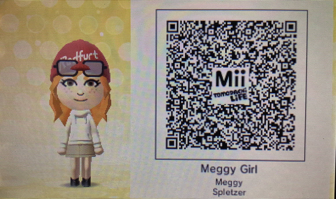 Tomodachi Life QR code Meggy Girl by tommieyoshicity on DeviantArt