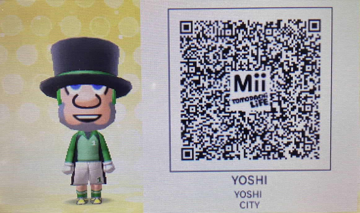 Tomodachi Life Qr Code YOSHI CITY by tommieyoshicity on DeviantArt