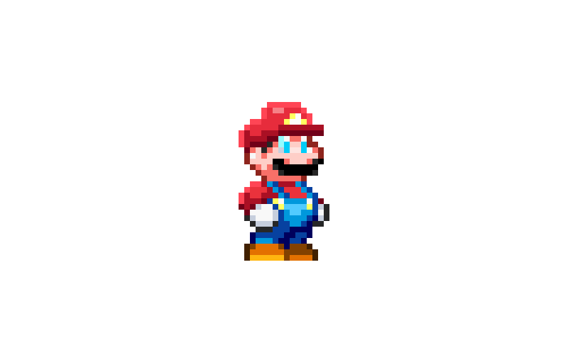 Mario Crouch Mario Andando - GIF by Askalann on DeviantArt