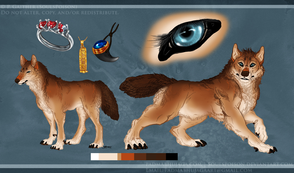 Paladog Reference Sheet Commission by soulspoison
