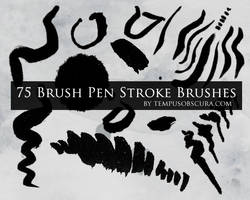 75 Brush Pen Stroke Brushes
