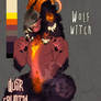 Dusk Cryptid Wolf Witch - SOLD