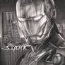 'Iron Man' graphite drawing