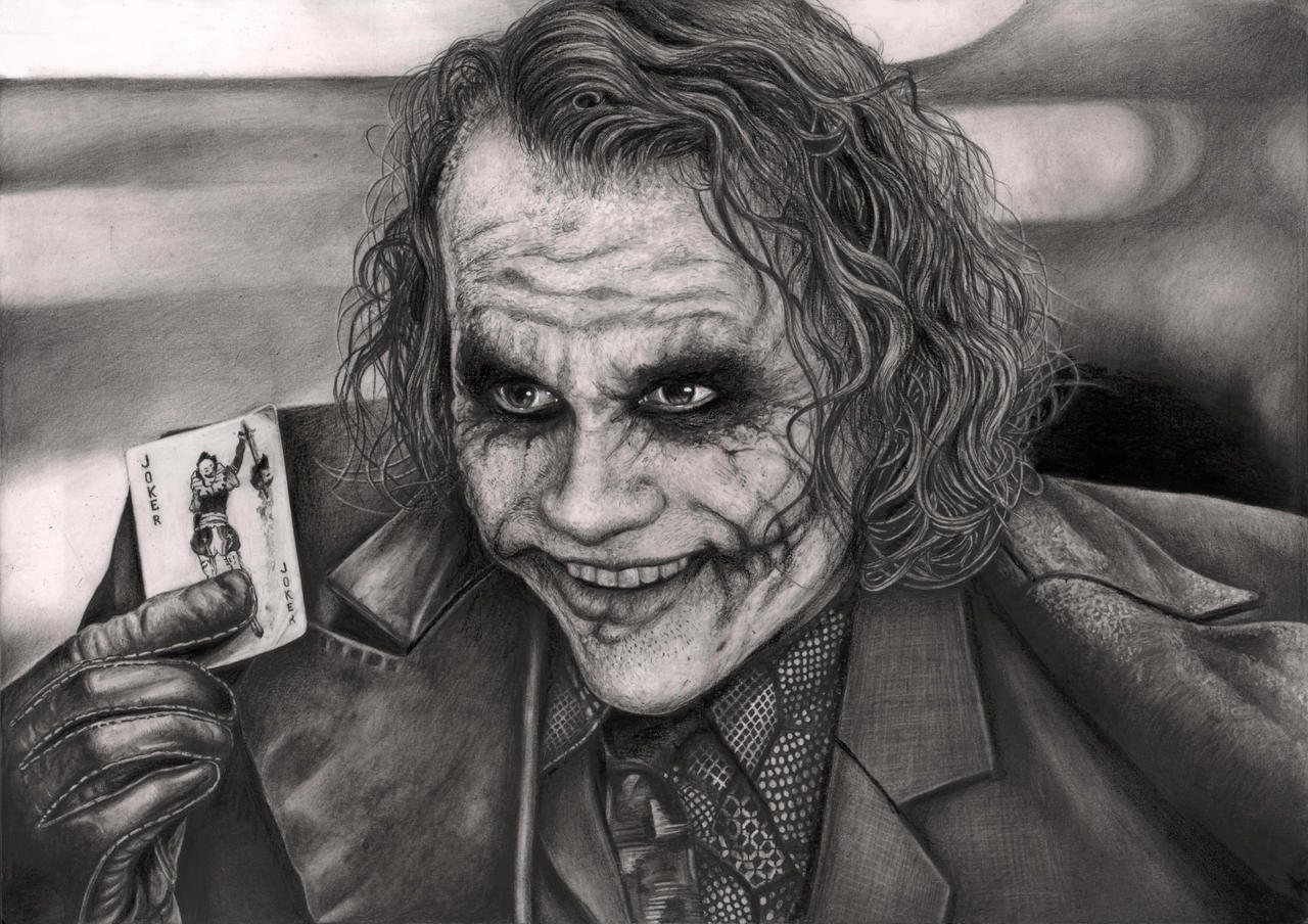 'The Joker' Graphite drawing
