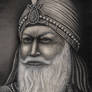 'Maharaja Ranjit Singh'  Graphite drawing