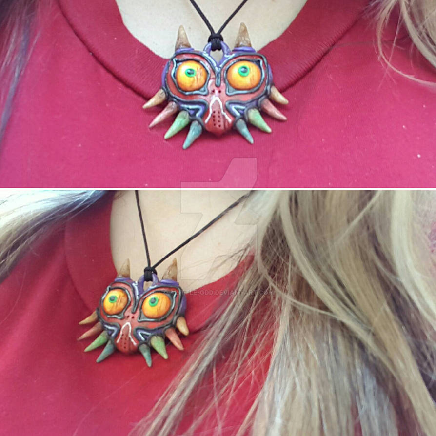 Majora's Mask Pendant (finished) by Alittle-Odd on DeviantArt