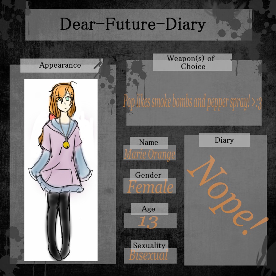 Marie Pop! - Dear Future Diaru Application