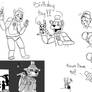 FNaF:SL - Funtime Freddy sketches