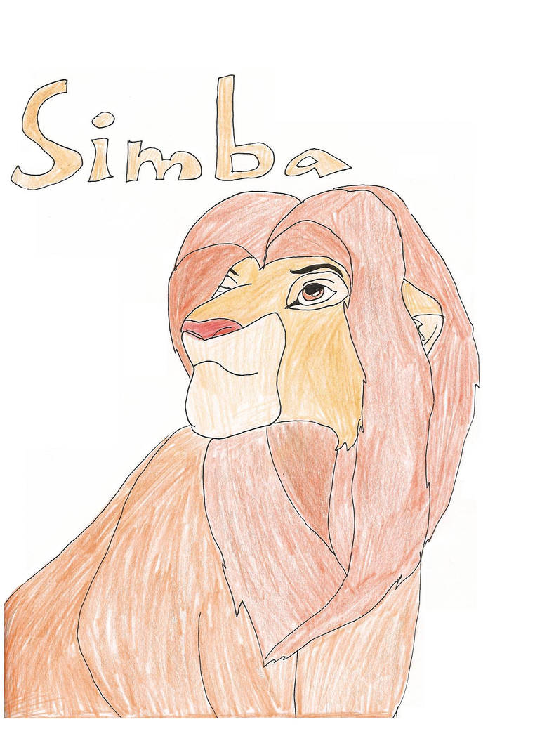Simba Colored by occreater on DeviantArt